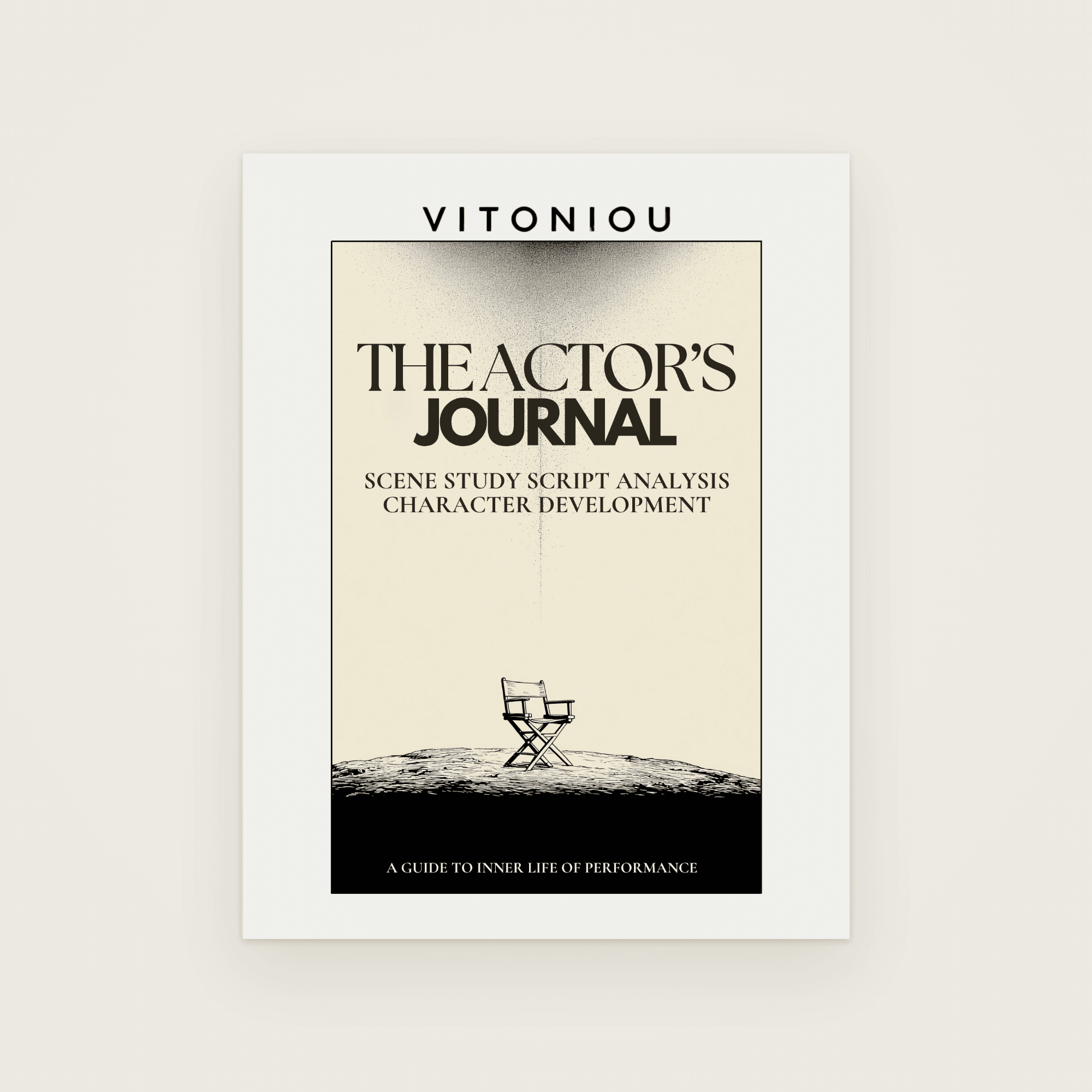 The Actor's Journal, view 1